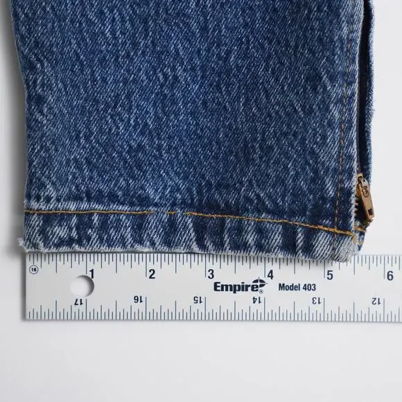 VTG Palmettos Womens 80’s High Waisted Mom Jeans 13 Ankle Zip Tapered USA Made - Picture 11 of 11